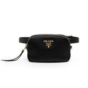 PRADA Women's Saffiano Leather Convertible Belt Bag